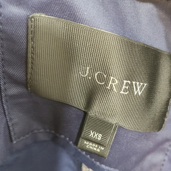 J. Crew Downtown Field Jacket navy blue utility size XXS - Picture 7 of 8